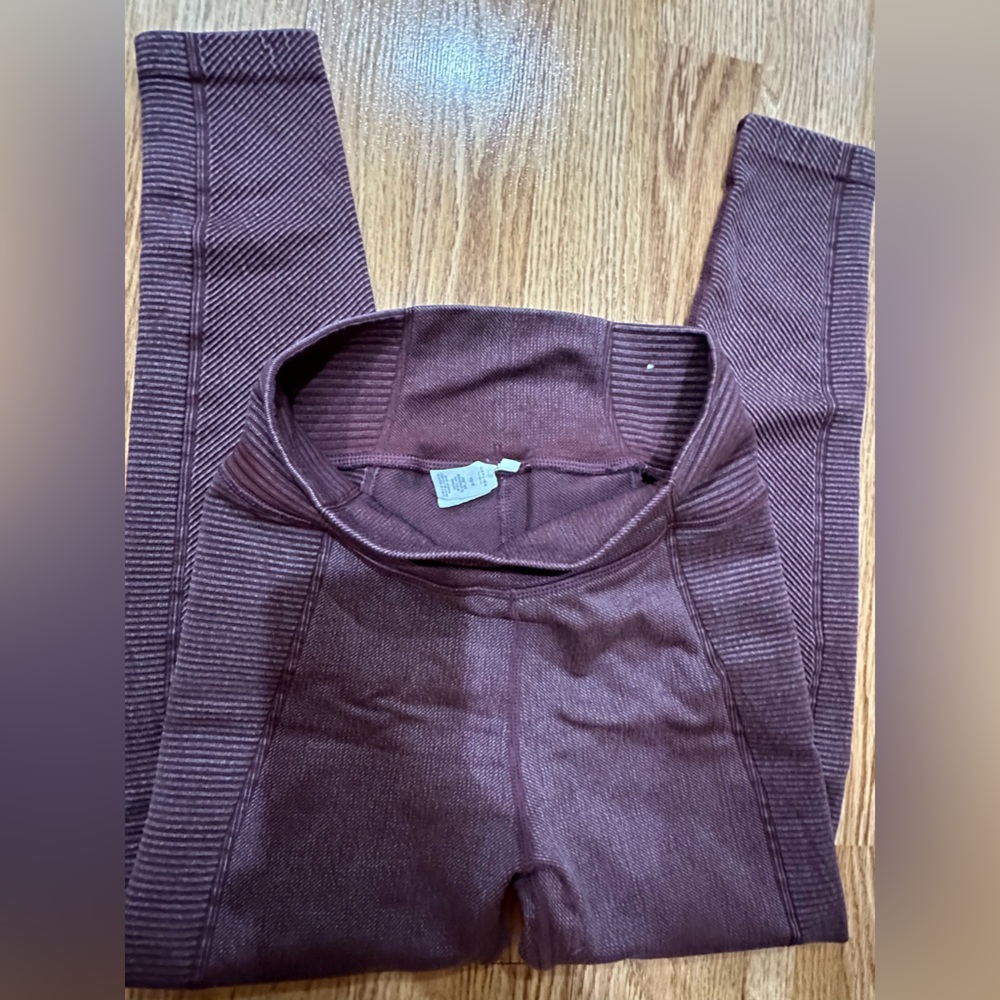 OFFLINE by Aerie AE seamless high-waisted ribbed leggings women XS